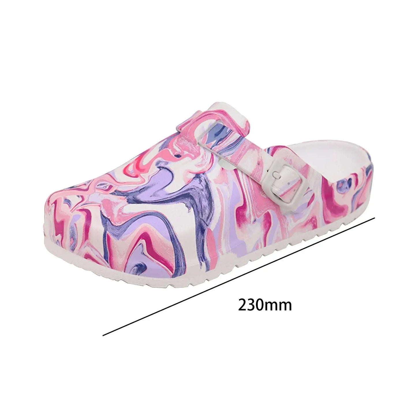 Nursing Shoes Comfortable Colorful Printed Workwear Non Slip Clogs
