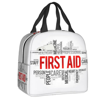 First Aid Emergency Medicine Lunch Bag