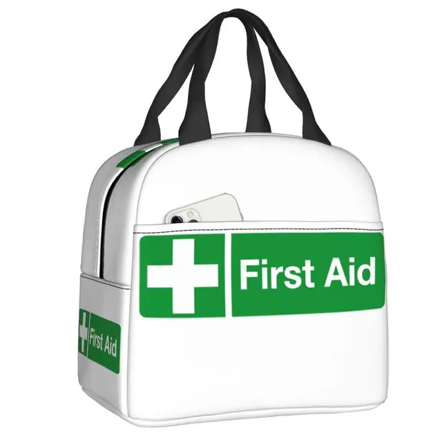 First Aid Emergency Medicine Lunch Bag