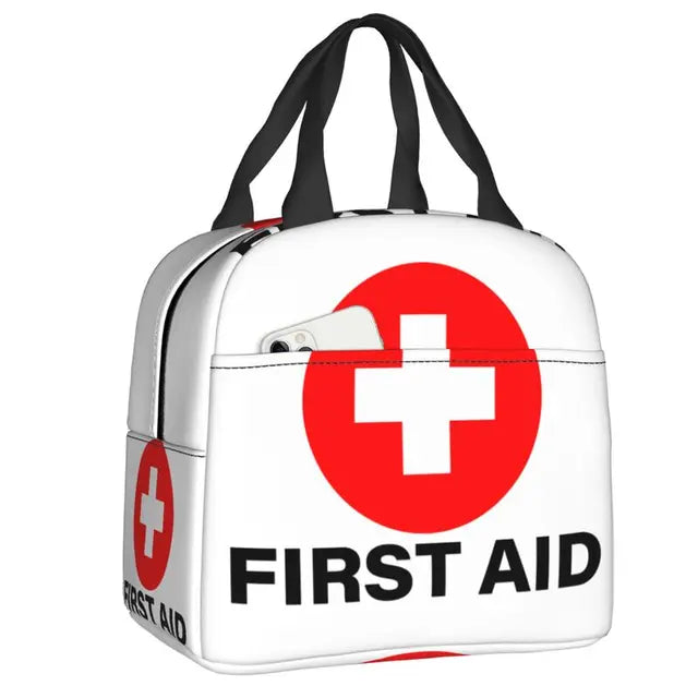 First Aid Emergency Medicine Lunch Bag