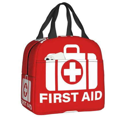 First Aid Emergency Medicine Lunch Bag