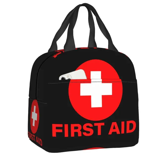 First Aid Emergency Medicine Lunch Bag