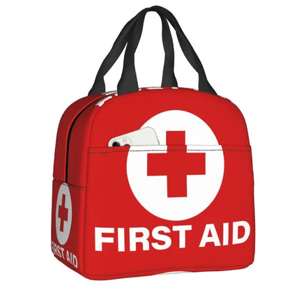 First Aid Emergency Medicine Lunch Bag