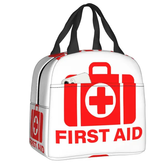 First Aid Emergency Medicine Lunch Bag