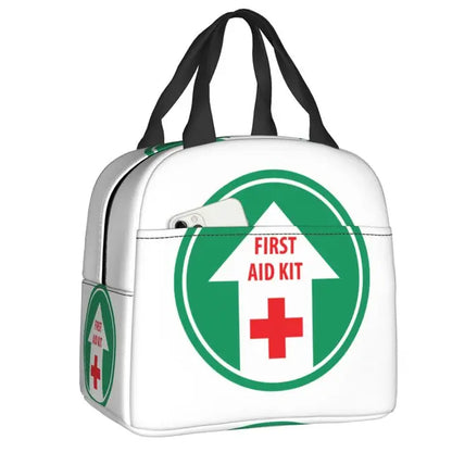 First Aid Emergency Medicine Lunch Bag