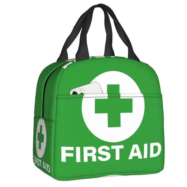 First Aid Emergency Medicine Lunch Bag