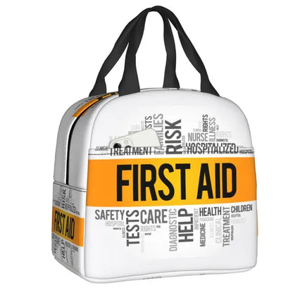 First Aid Emergency Medicine Lunch Bag