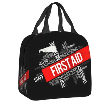 First Aid Emergency Medicine Lunch Bag