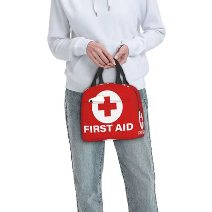 First Aid Emergency Medicine Lunch Bag