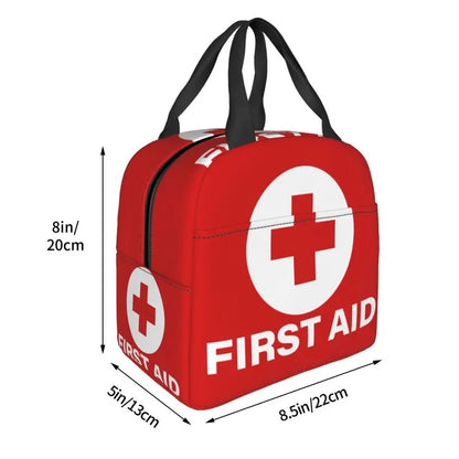 First Aid Emergency Medicine Lunch Bag