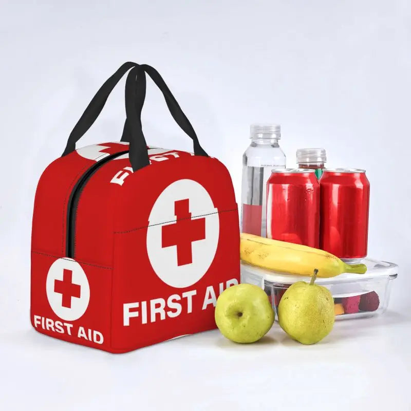 First Aid Emergency Medicine Lunch Bag