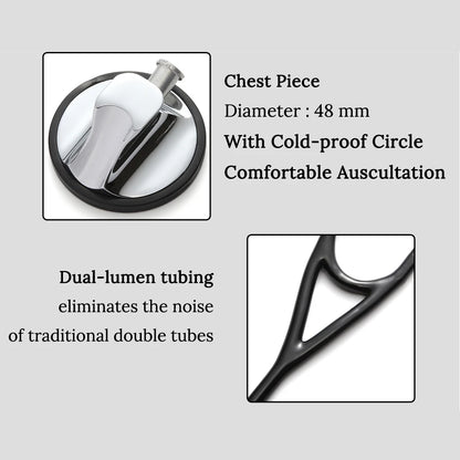 Professional Heart Lung Cardiology Stethoscope Medical Equipment