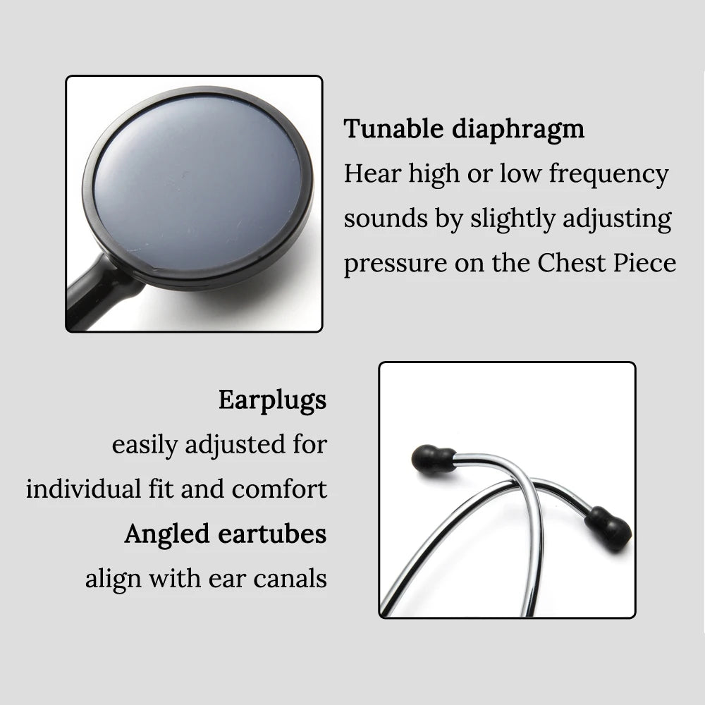 Professional Heart Lung Cardiology Stethoscope Medical Equipment