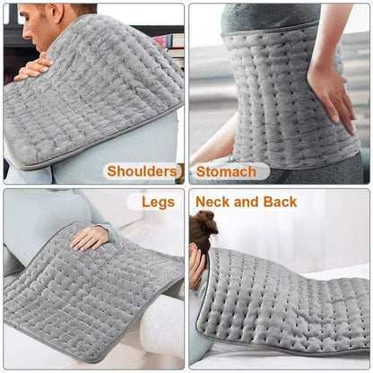 Electric Heating Pad Thermal Blanket Shoulder Neck Back Lumbar Pain Relief