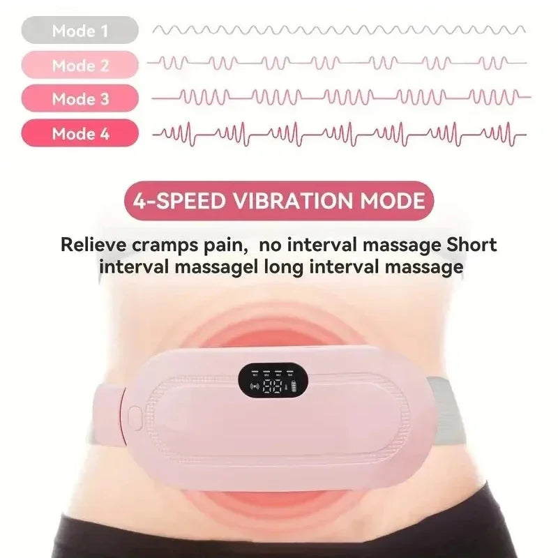 Menstrual Period Cramp Waist Belt Multifunctional Heating Massage Device