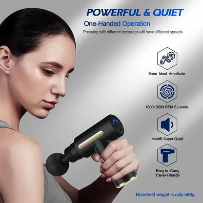 USB Mini Massage Fascia Machine Muscle Relaxation Vibrating Gun