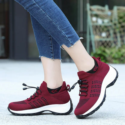 Women Walking Trainers Sneakers Comfortable Nursing Shoes