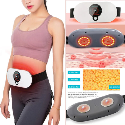 Smart Heating Pad Abdominal Belt Waist Vibration Massage Device