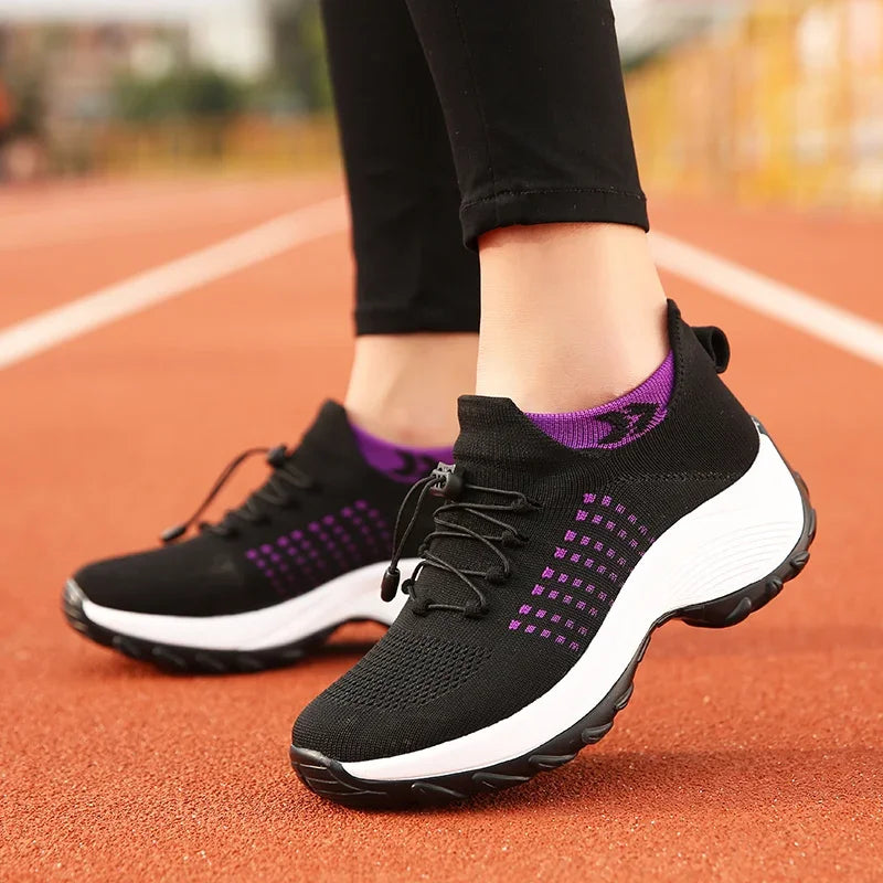 Women Walking Trainers Sneakers Comfortable Nursing Shoes