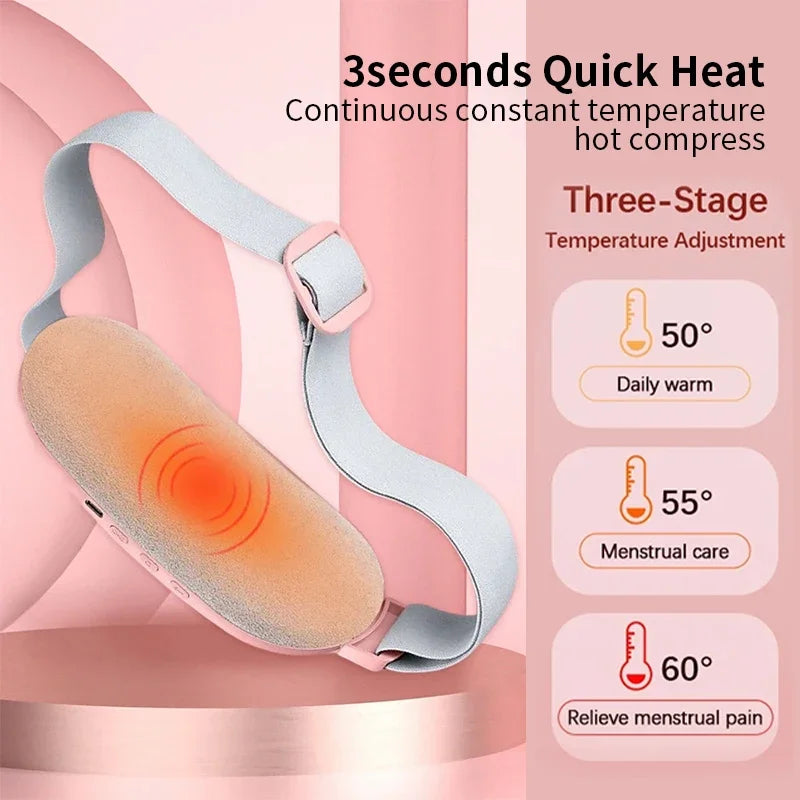 Menstrual Period Cramp Waist Belt Multifunctional Heating Massage Device