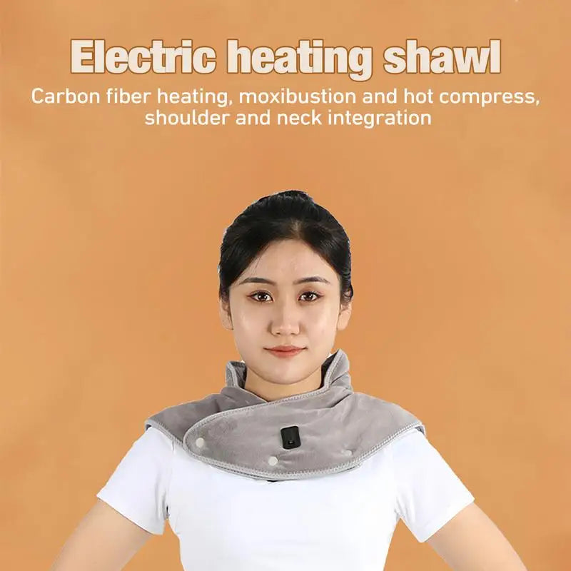 Neck & Shoulder Fast Heating Pad Safe Shoulder Wa Shawl