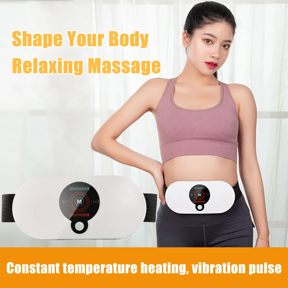 Smart Heating Pad Abdominal Belt Waist Vibration Massage Device