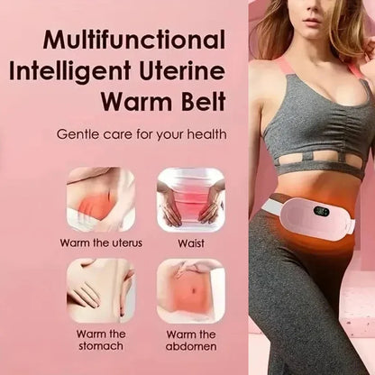 Menstrual Period Cramp Waist Belt Multifunctional Heating Massage Device