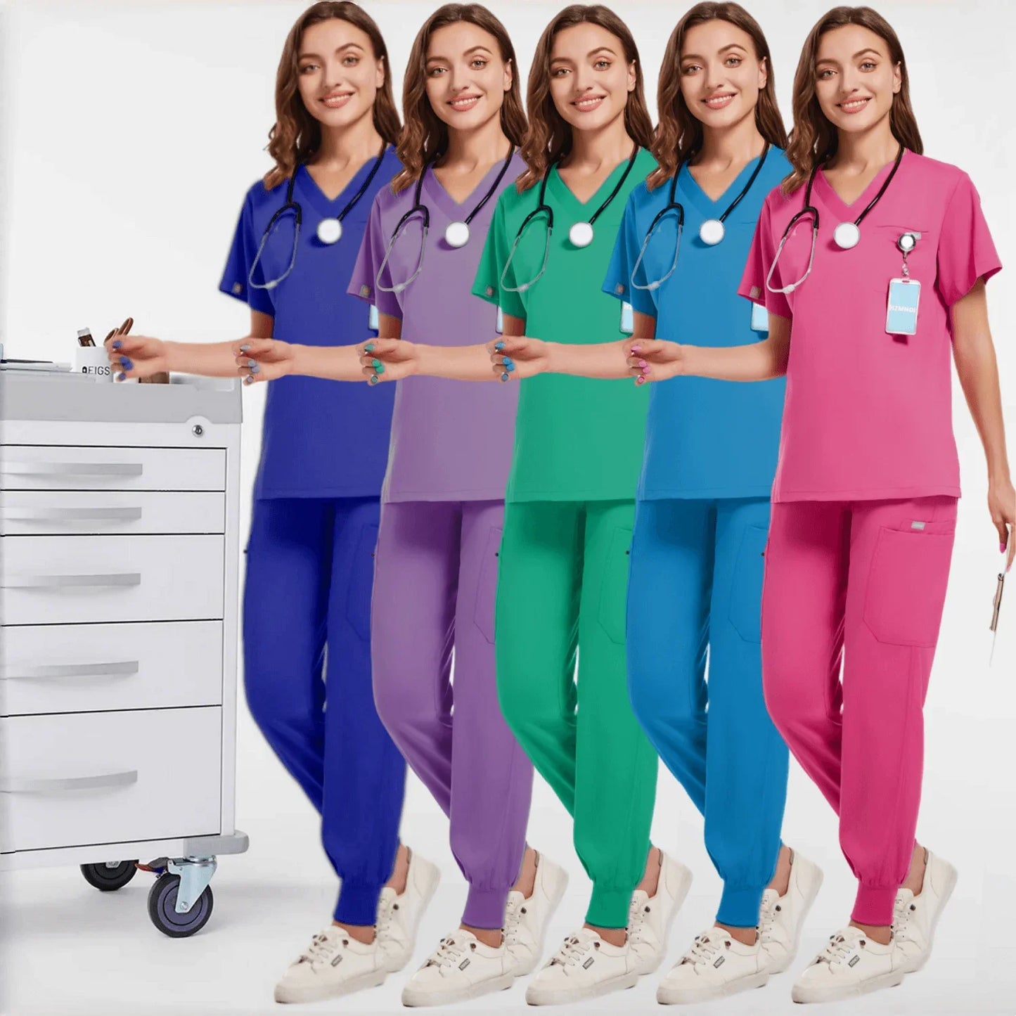 Surgical Scrub Set Medical Nursing Uniform Suit