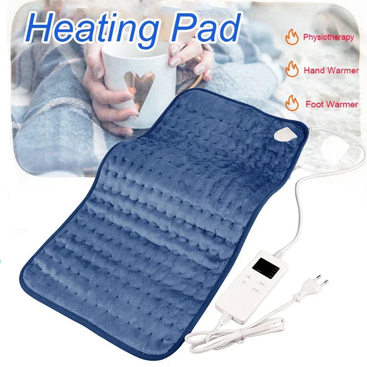 Electric Heating Pad Thermal Blanket Shoulder Neck Back Lumbar Pain Relief